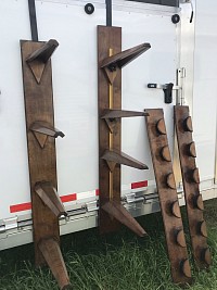 Custom bridle and saddle racks